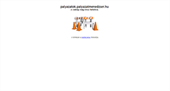 Desktop Screenshot of palyazatok.palyazatmenedzser.hu
